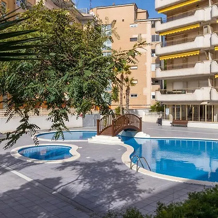 Salou Penthouse Apt With Pool & Beach - Ac - Wifi Apartment *